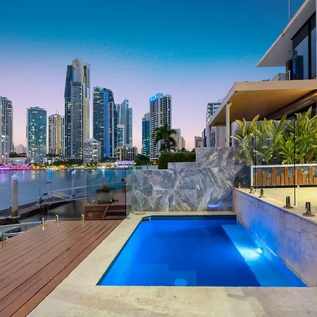 3 M Luxury Waterfront Villa In Paradise Pets Welcome Gold Coast Exterior photo