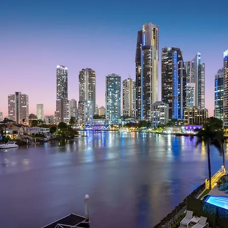 3 M Luxury Waterfront Villa In Paradise Pets Welcome Gold Coast Exterior photo